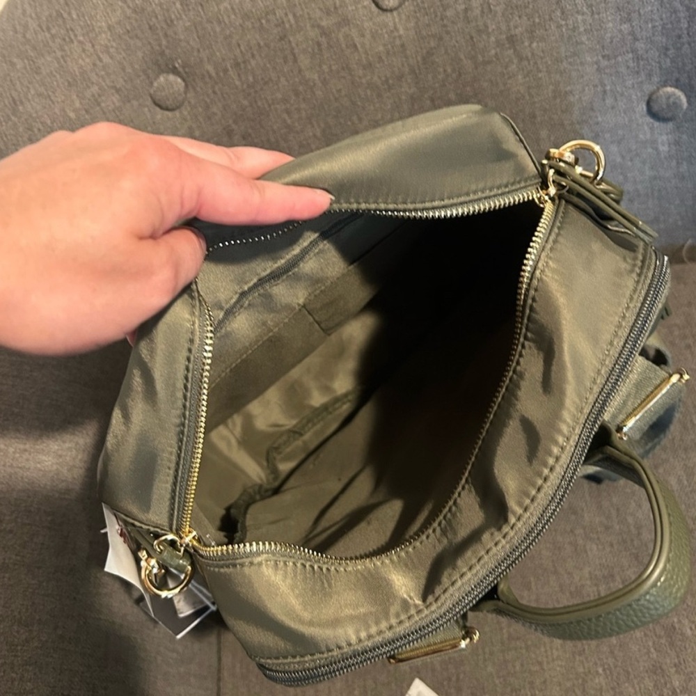 Haute Hippie Olive Green Backpack Bag - Picture 6 of 6